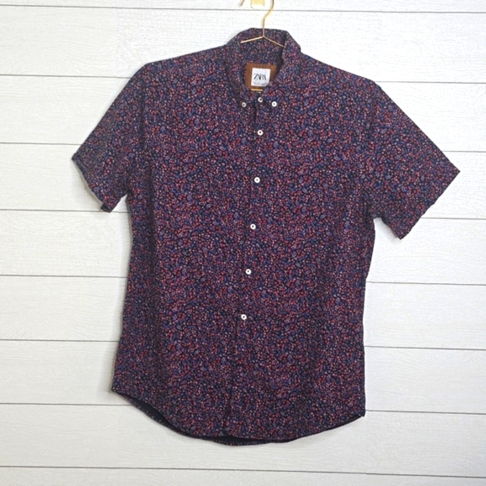💧ZARA | SLIM FIT BUTTON DOWN SHIRT